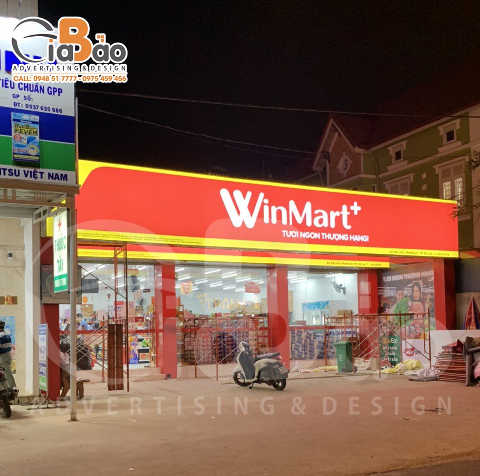 Thi công chuỗi cửa hàng siêu thị Winmart