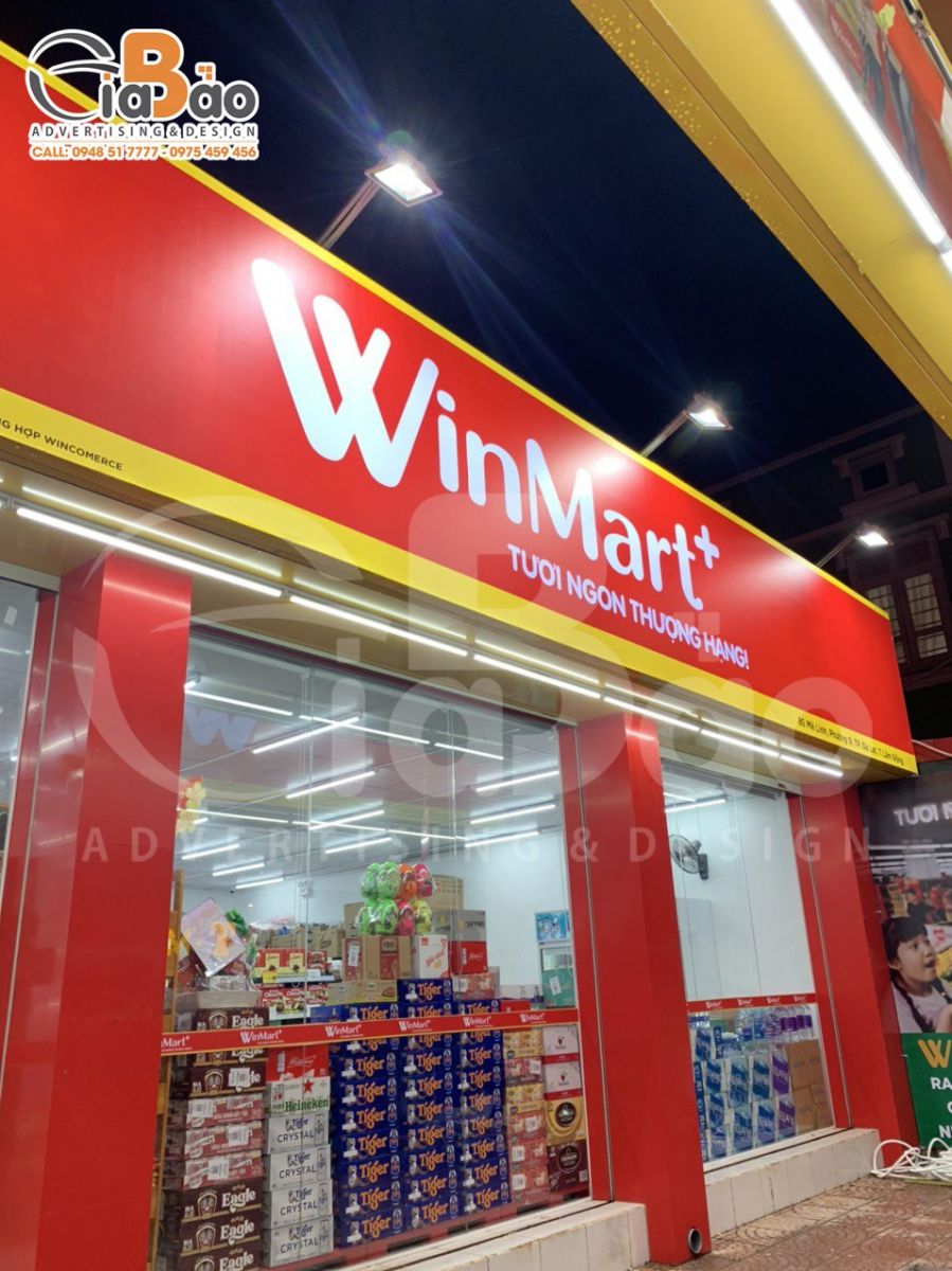 Thi công chuỗi cửa hàng siêu thị Winmart
